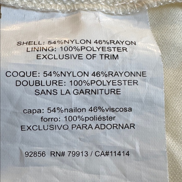 Motherhood Maternity Ivory lace 3/4 sleeve top size small - Picture 8 of 8